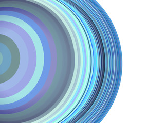 3d render concentric pipes tube abstract blue purple backdrop