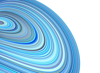 3d render concentric pipes tube abstract blue purple backdrop