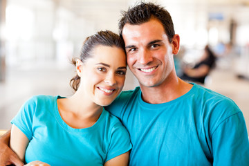 Fototapeta premium loving young couple portrait