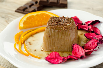 budino al cioccolato