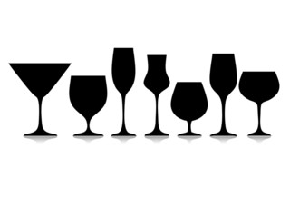 Verres ombre noires