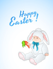 Cute Baby in Easter Bunny
