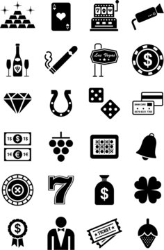 Casino icons