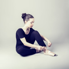 Sweet ballerina girl © Porechenskaya
