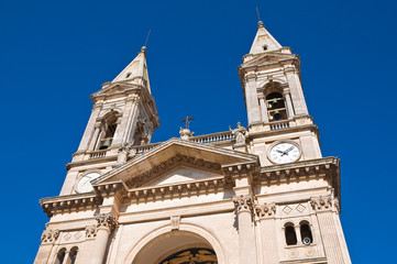 Saints Cosmas and Damian Basilica. Alberobello. Puglia. Italy.