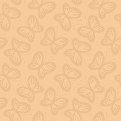 seamless background with openwork butterflies