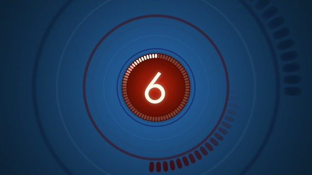 Countdown 10-0 Colored 2D