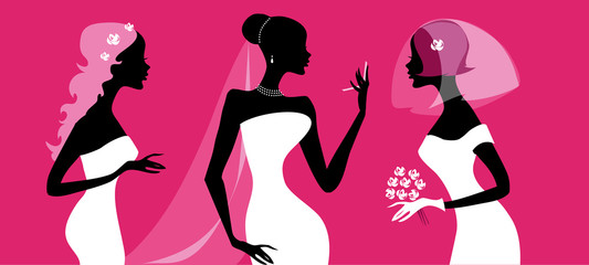 Brides silhouettes