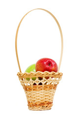 apples in a basket