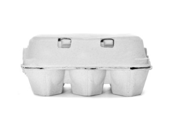 egg carton on a white background