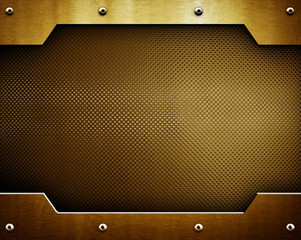 golden metal background