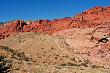 Fototapeta na wymiar Red Rock Canyon National Conservation Area, Nevada, United State