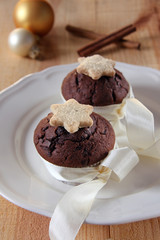 schokomuffins mit sternen