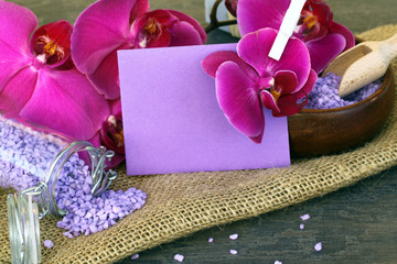 Obraz na płótnie Canvas Koperta z orchidei