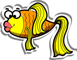 Смазливая мультфильм рыбы