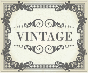 Vintage frame