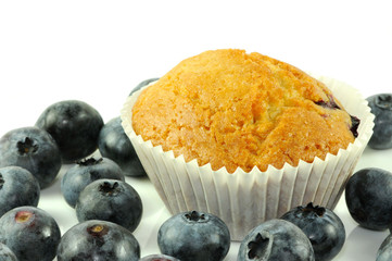 Muffin mit vielen Blaubeeren
