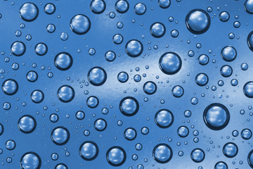 Abstract macro of water drops