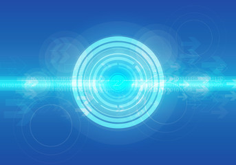 Fototapeta premium Abstract technology background