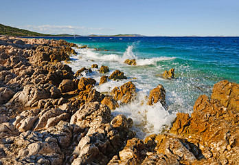 Chorwacja kamienna plaża