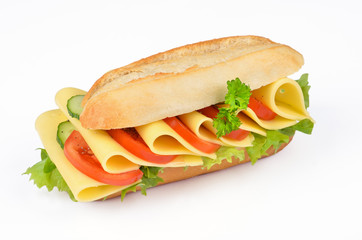 Frisches Käsesandwich