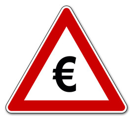 euro schild sign