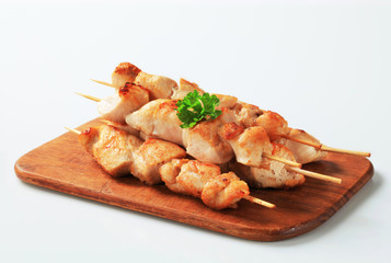 Chicken skewers