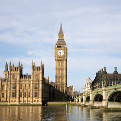 Obraz na płótnie Canvas Big Ben, Pałac Westminsterski