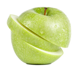 Sliced Green Apple