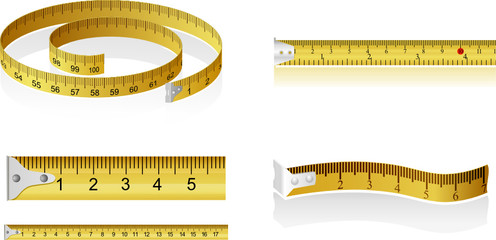 Set of measuring tapes