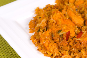 Chicken tika rice