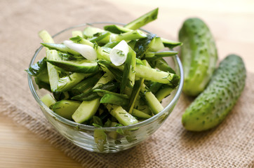 salad with cucumber