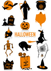 Halloween silhouettes