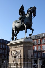 Fototapeta na wymiar Plaza Mayor-Madrid