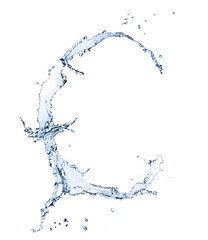 Water alphabet letter 