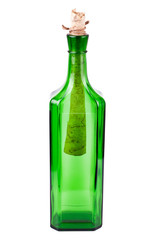 letter in the green bottle