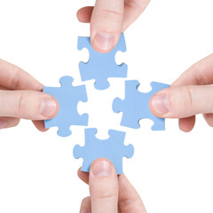 teamwork and partnership  concept