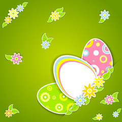 Paper Easter card