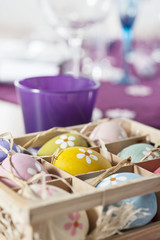 Fototapeta premium colored easter eggs