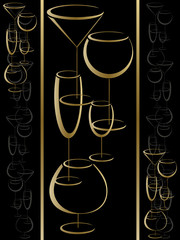 Cover of wine card menu
