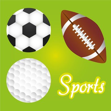 Sports Balls Illustration