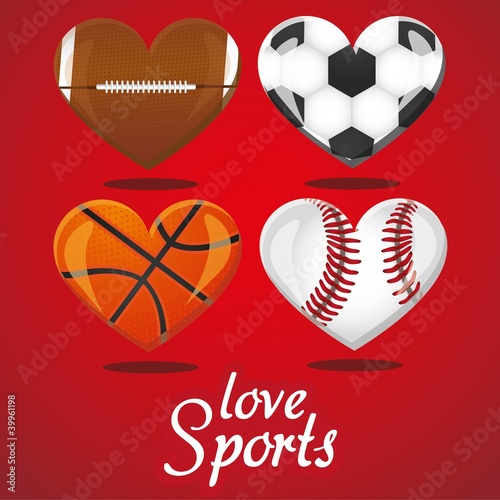 "i love sports" Stock image and royaltyfree vector files on Fotolia
