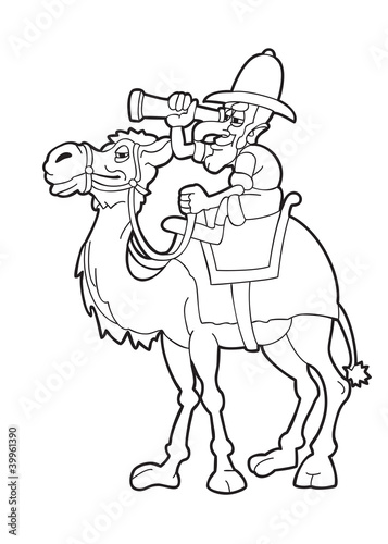  Black And White Cartoon Traveller Stock Image And Royalty free Vector 