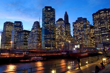 Fototapeta na wymiar Financial Center ( New York)
