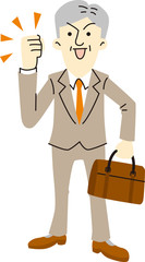 ビジネスマン年配