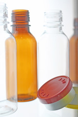 Glass bottles and lids