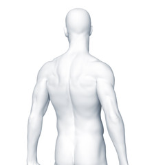 Silhouette des Mannes – Rücken