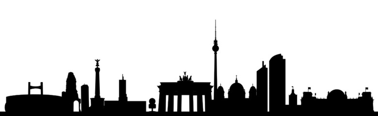 Berlin Skyline Silhouette © SimpLine