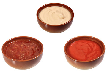 mix of sauces