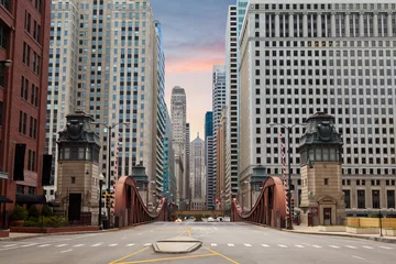 Foto op Plexiglas Straat van Chicago. © rudi1976